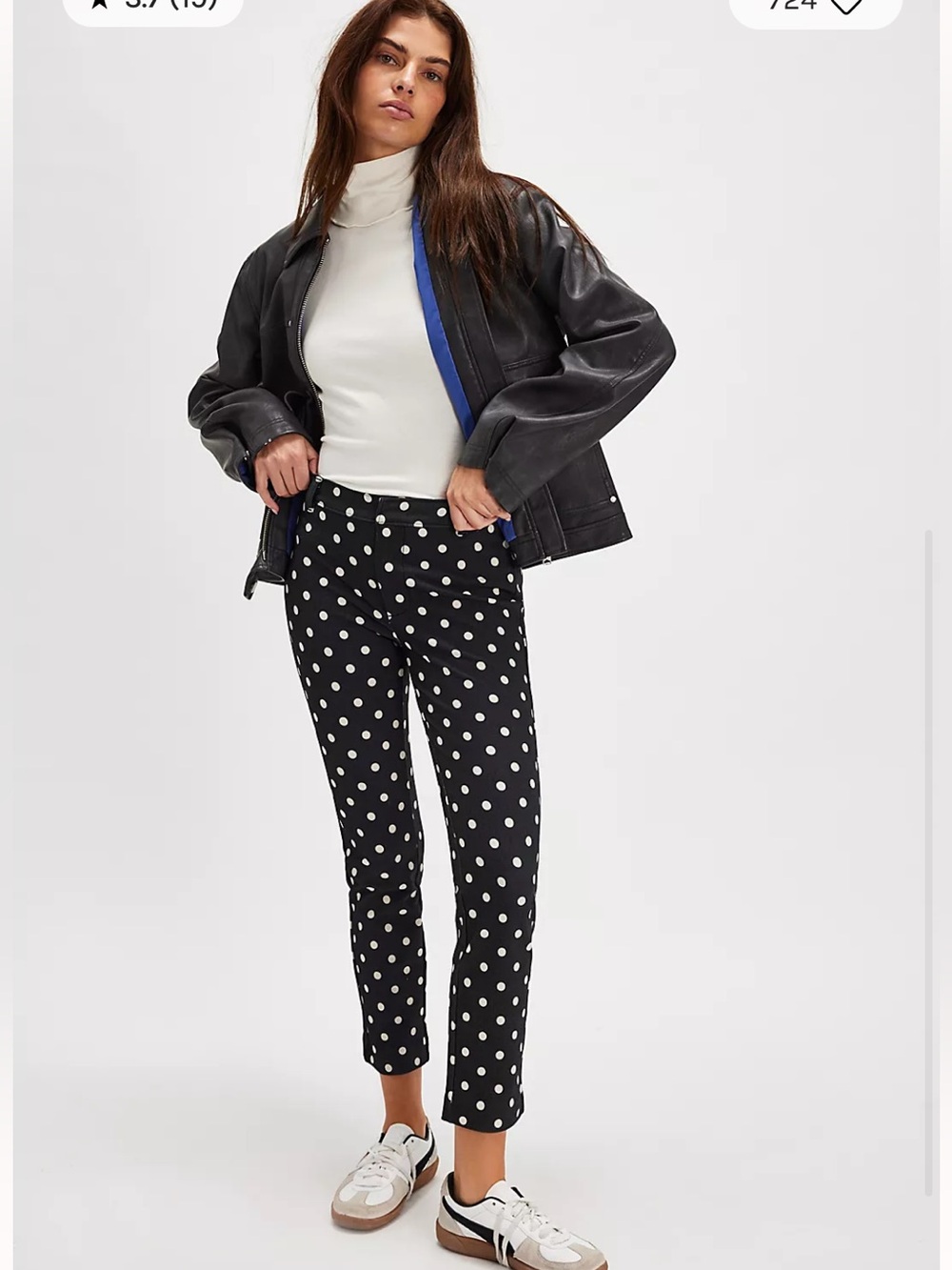 Free People Molly Printed Slim Pants
